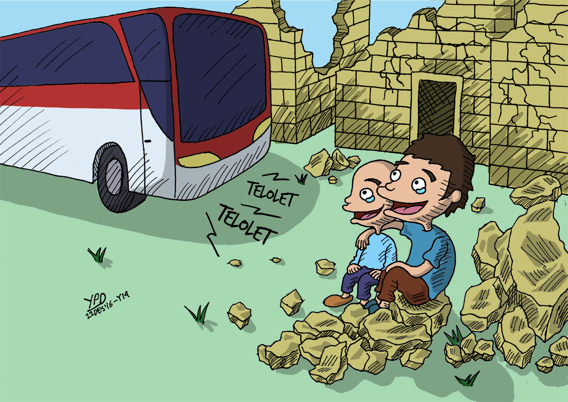 'OM TELOLET OM' DAN BAYANGBAYANG DI RERUNTUHAN KOTA ALEPPO
