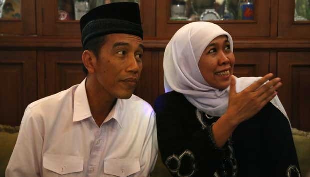 Khofifah Nyontek Jokowi
