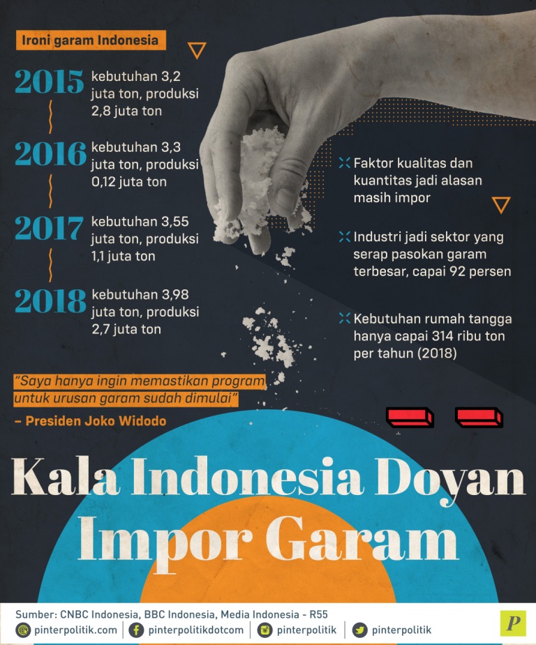 Ironi garam Indonesia