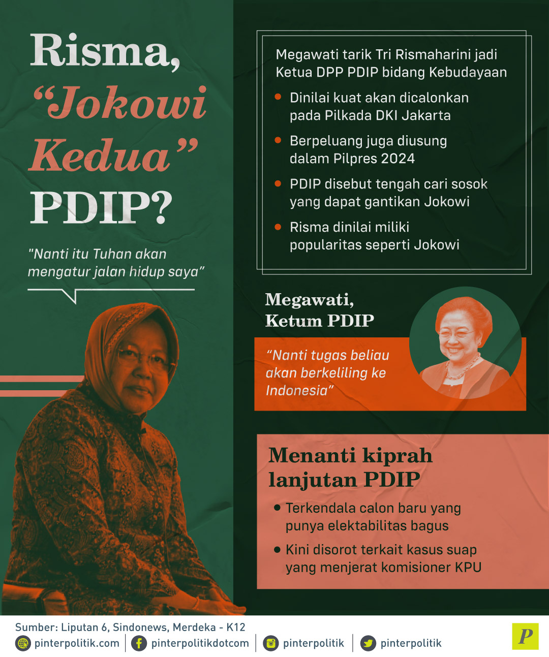 Megawati tarik Tri Rismaharini jadi Ketua DPP PDIP