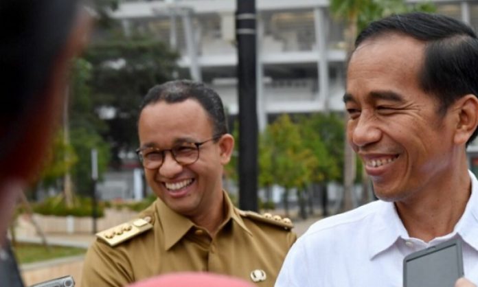 Presiden Joko Widodo dan Gubernur DKI Jakarta Anies Baswedan (Foto: WinNetNews.com)