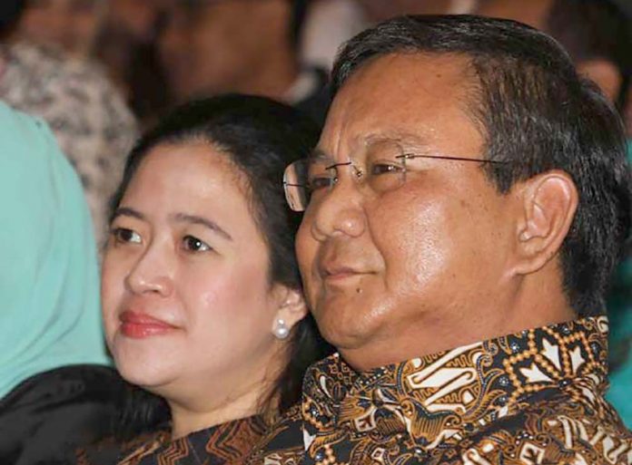 Menteri Pertahanan Prabowo Subianto dan Ketua DPR Puan Maharani (Foto: Rakyat NTT)