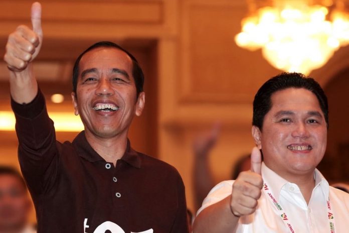 Sayang Jokowi untuk Erick Thohir