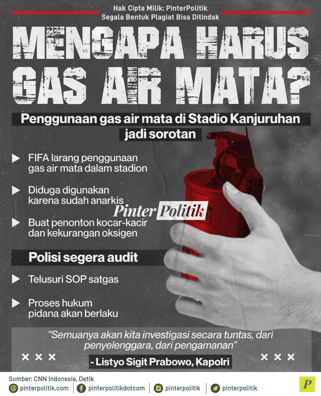 Mengapa Harus Gas Air Mata?