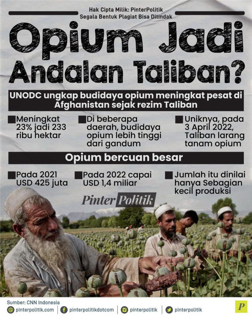 opium jadi andalan taliban