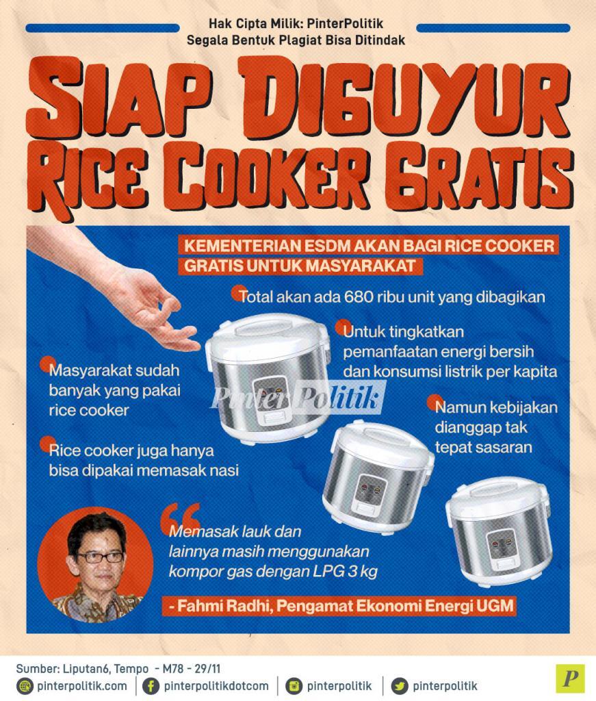 siap diguyur rice cooker gratis ed.