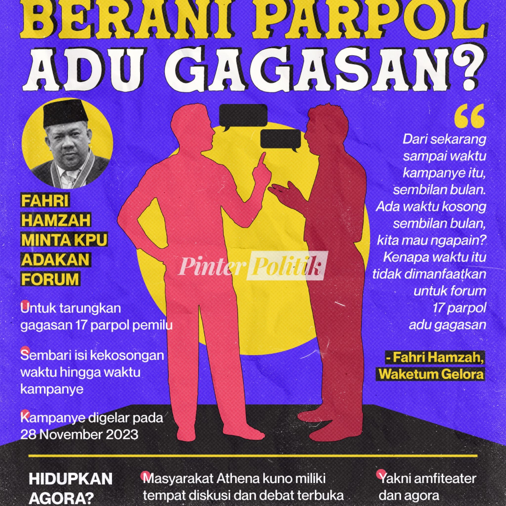 Berani Parpol Adu Gagasan?