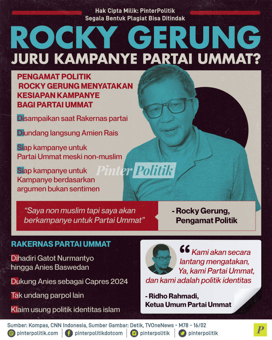 rocky gerung juru kampanye partai ummat ed.