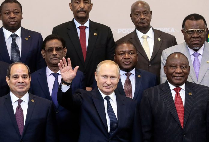 russia africa summit and economic forum in sochi, russian federation 24 oct 2019