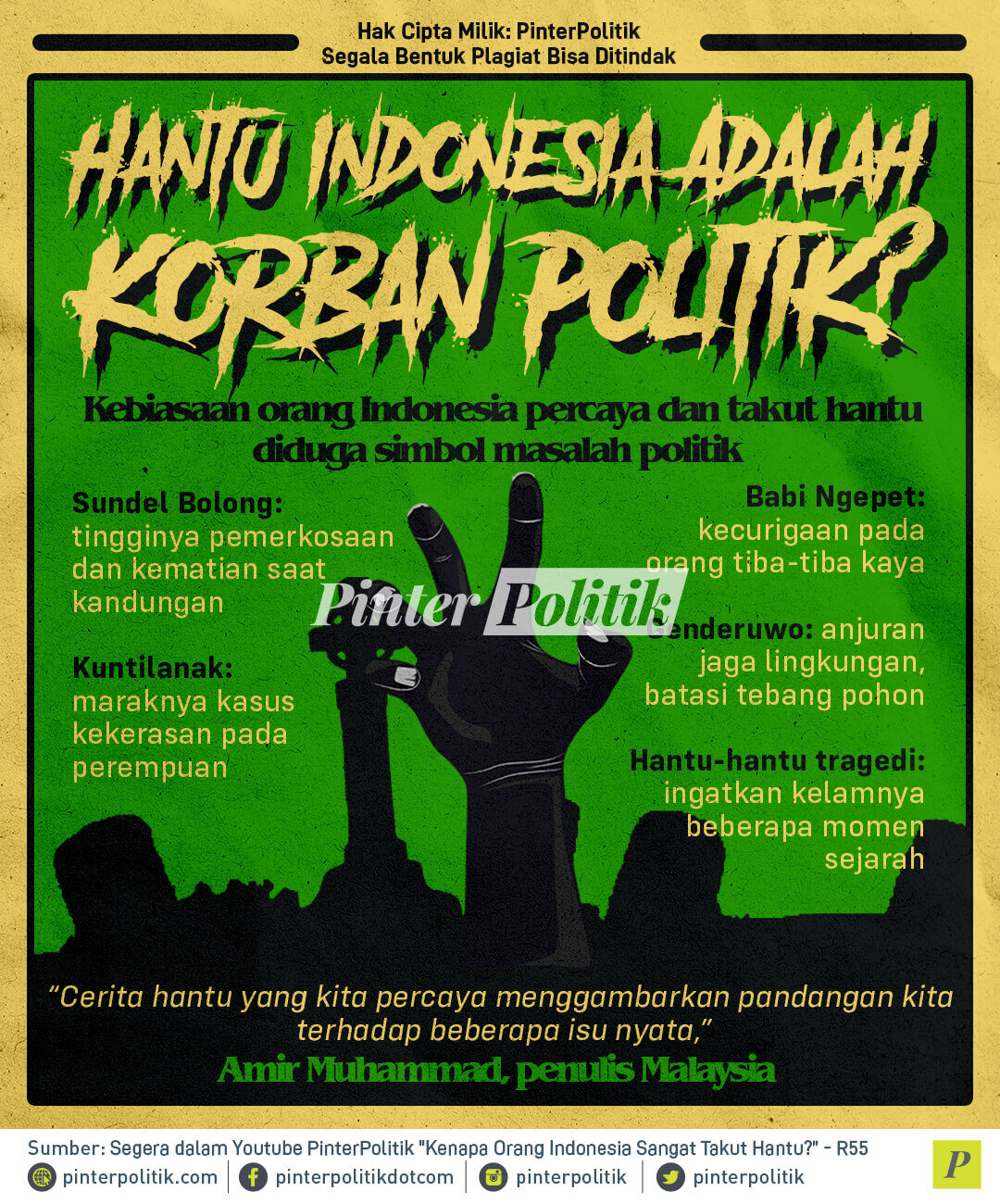 infografis hantu indonesia adalah korban politik