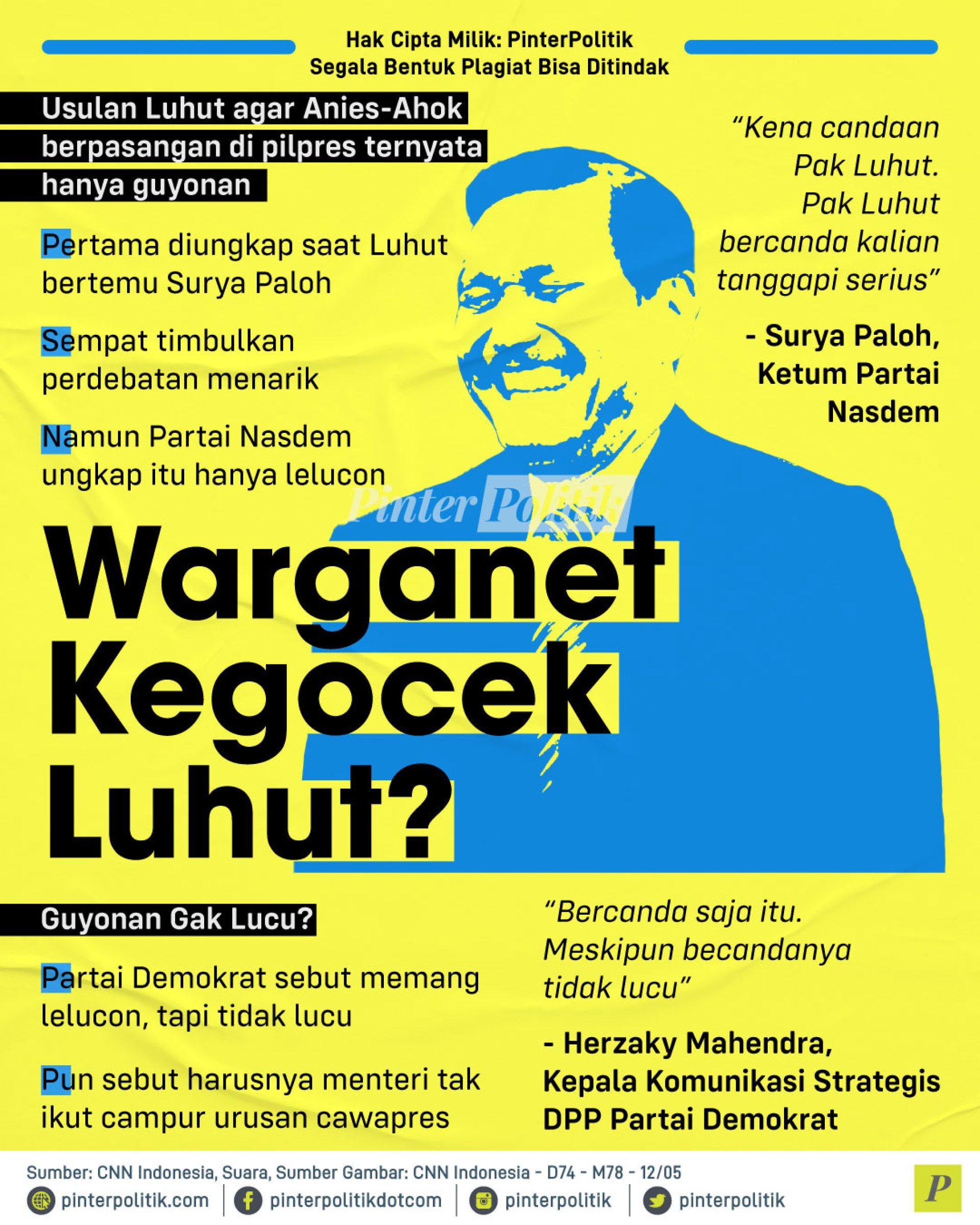 Warganet Kegocek Luhut?