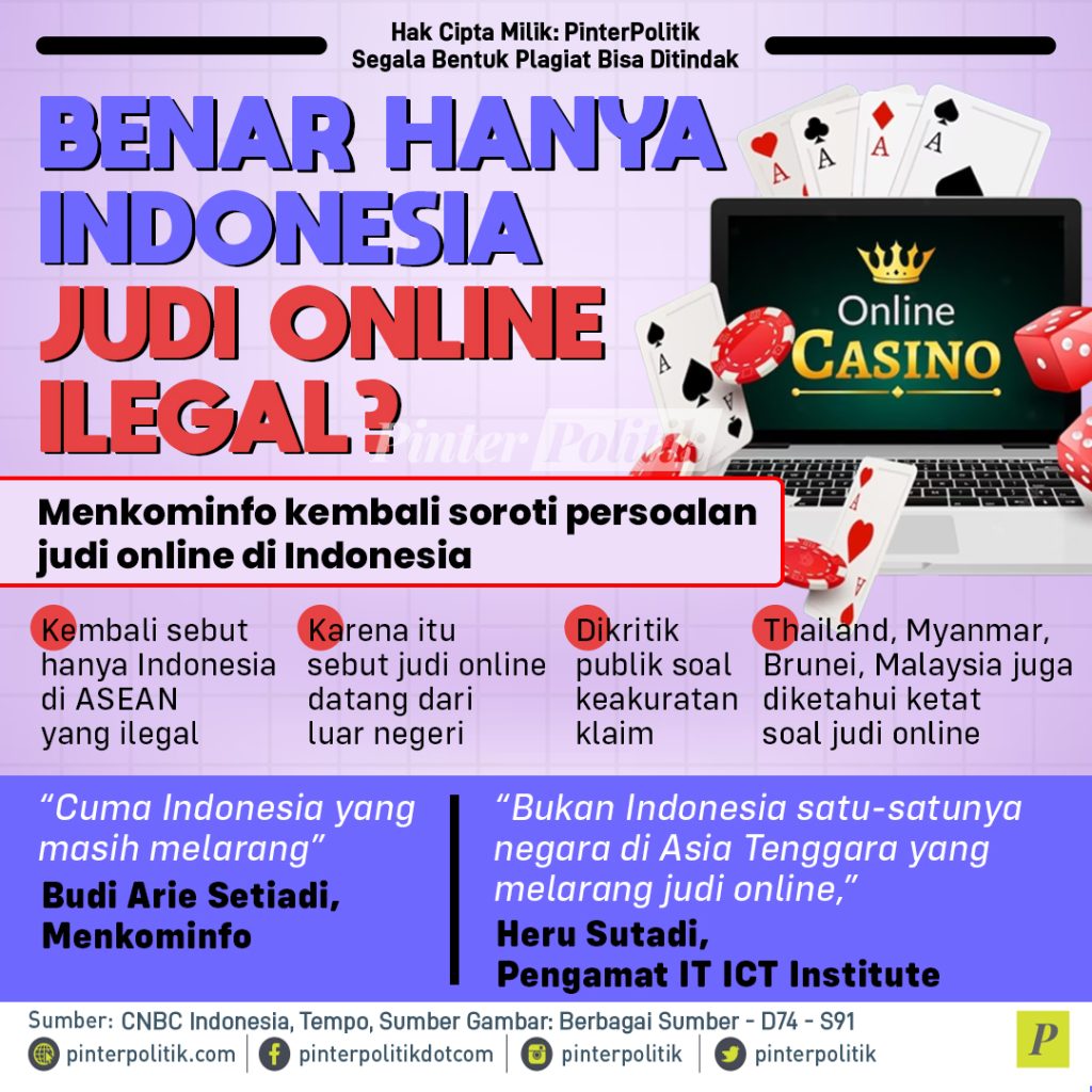 benar hanya indonesia judi online ilegal