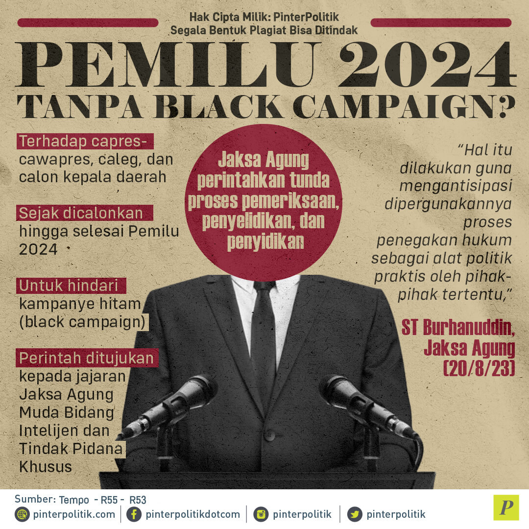 infografis pemilu 2024 tanpa black campaign