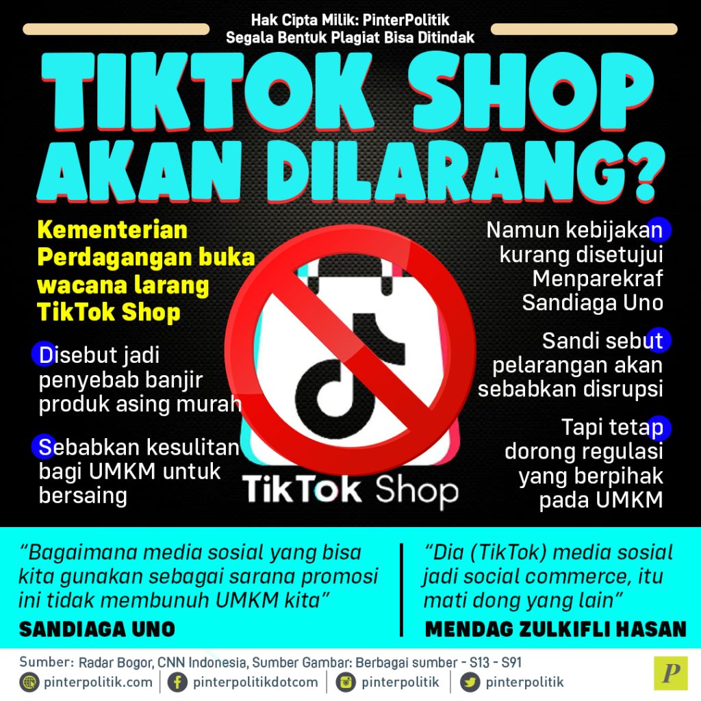 tiktok shop akan dilarang