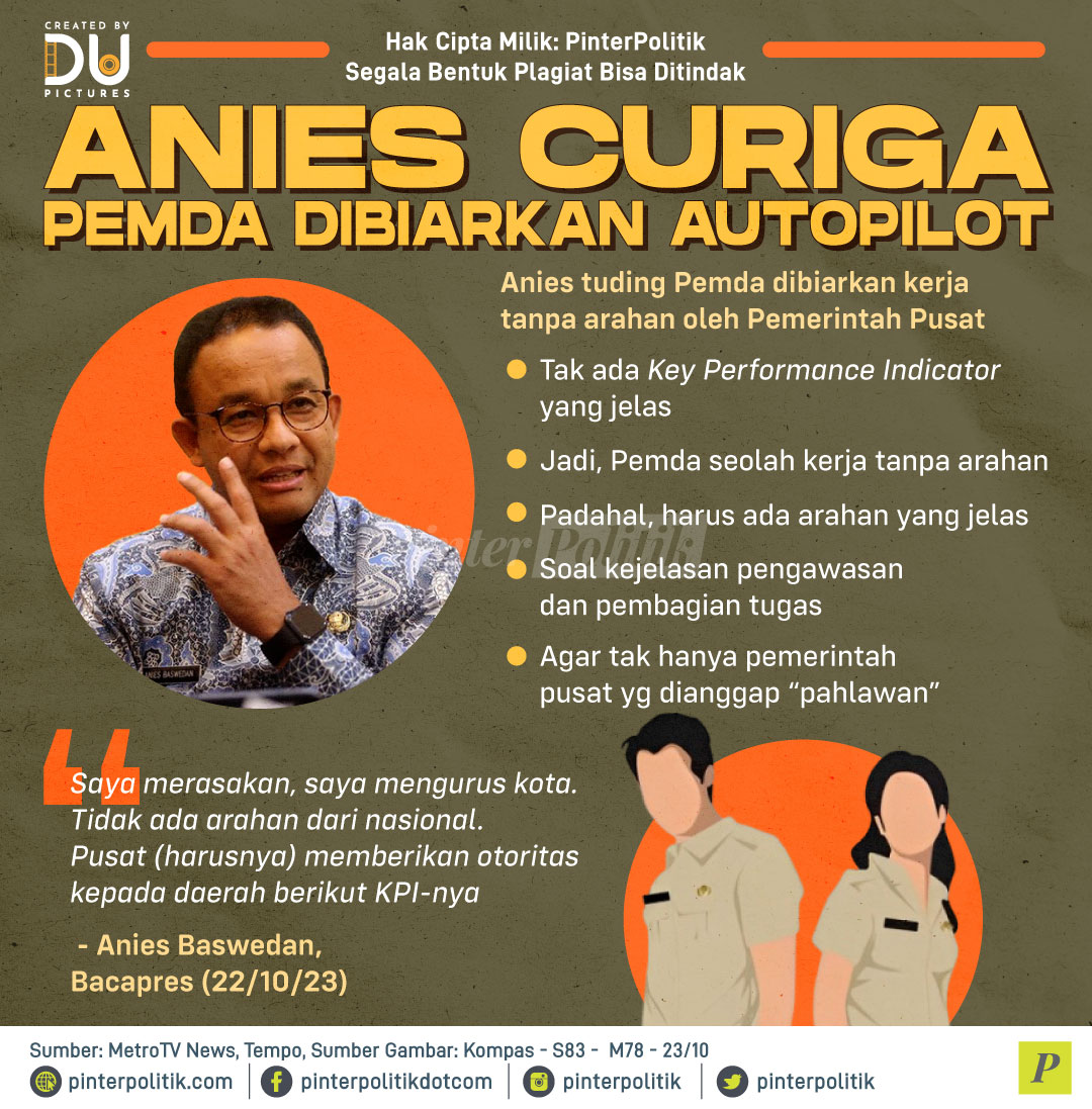 Anies Curiga Pemda Dibiarkan Autopilot