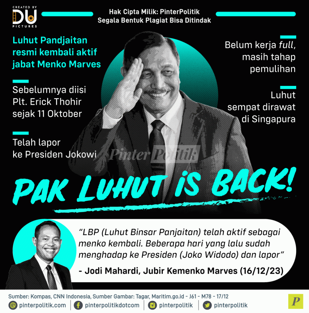 pak luhut sih back