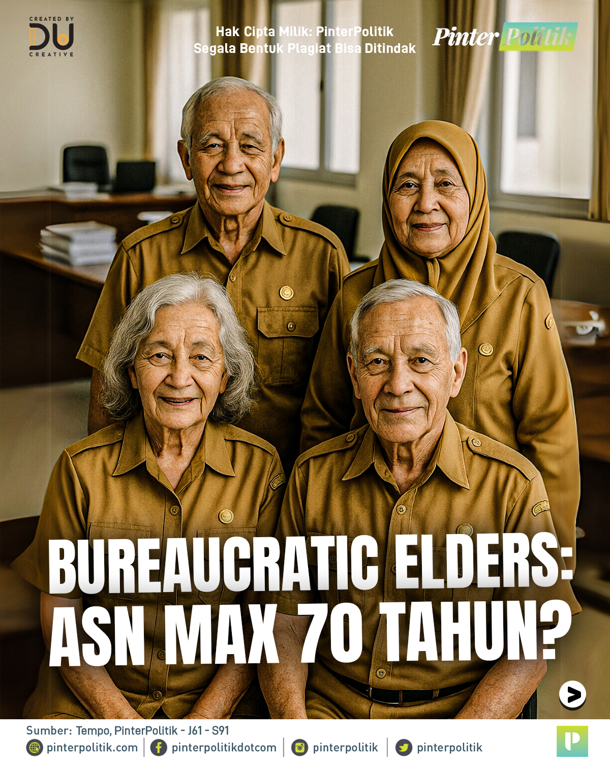 Bureaucratic Elders: ASN Max 70 Tahun?