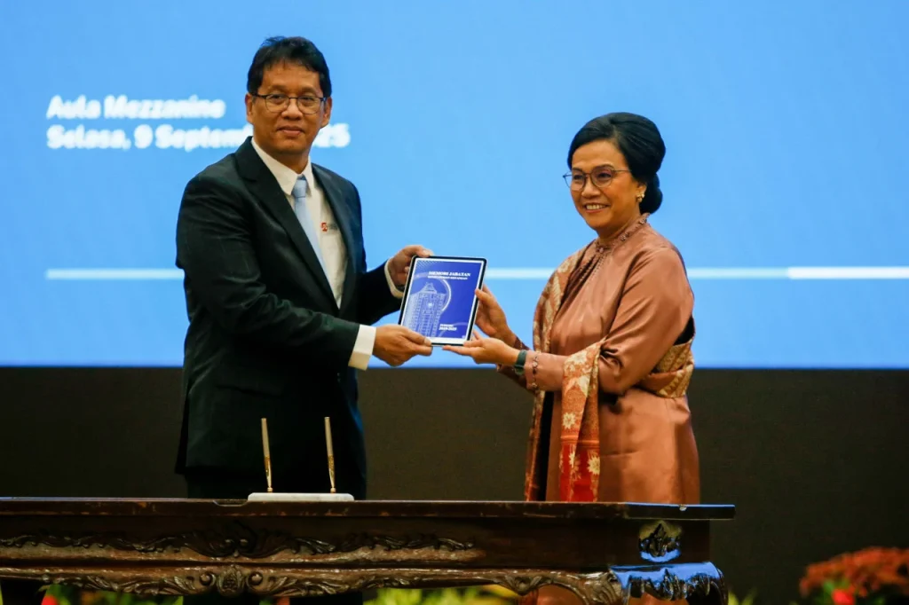 sertijab menteri ekonomi purbaya resmi gantikan sri mulyani qra