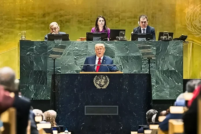 teleprompter trump dan obsoletisme pbb