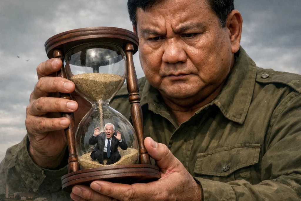 prabowo alasan israel gemetar