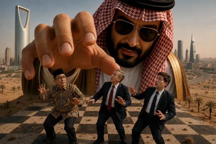 anies dan koleksi pion riyadh