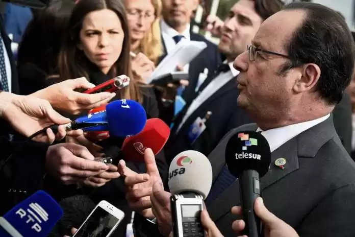 Presiden Hollande dan Trump Saling Sindir