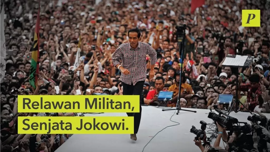 relawan akan menjadi senjata Jokowi di 2019