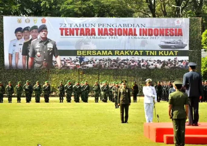 Tentara AS Di HUT TNI