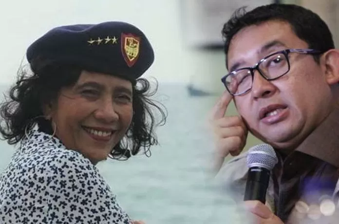 Susi dan Fadli Menteri Susi Sewot?