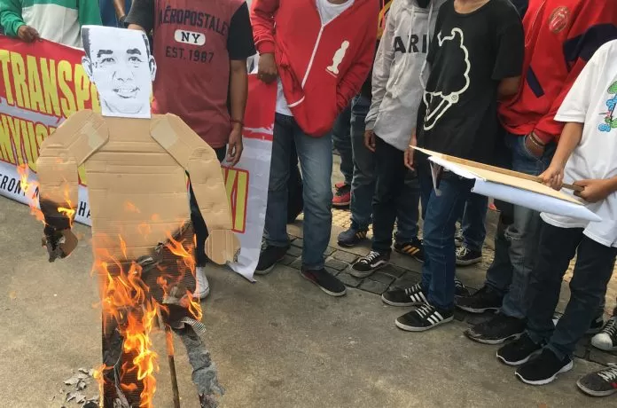 Anies ‘Dibakar’ Demonstran
