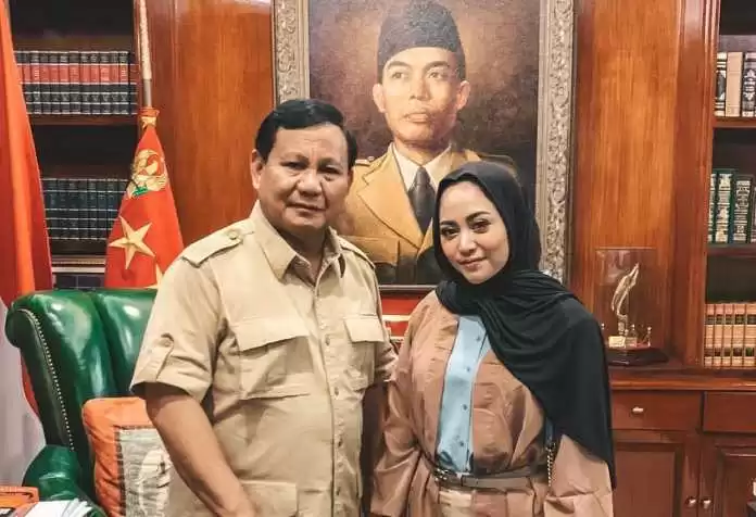 prabowo subianto bersama vlogger