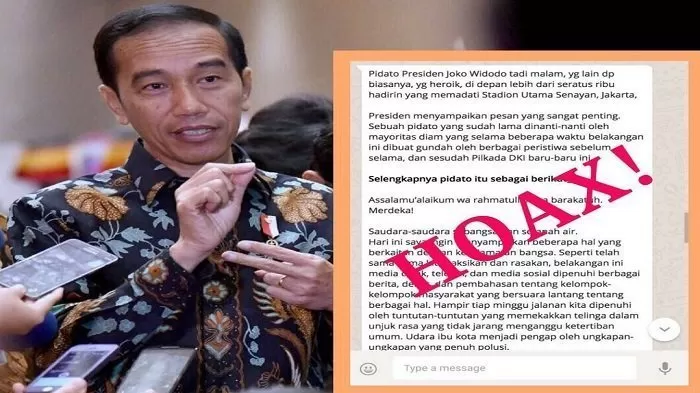 Hoaks Jadi Musuh Abadi Jokowi