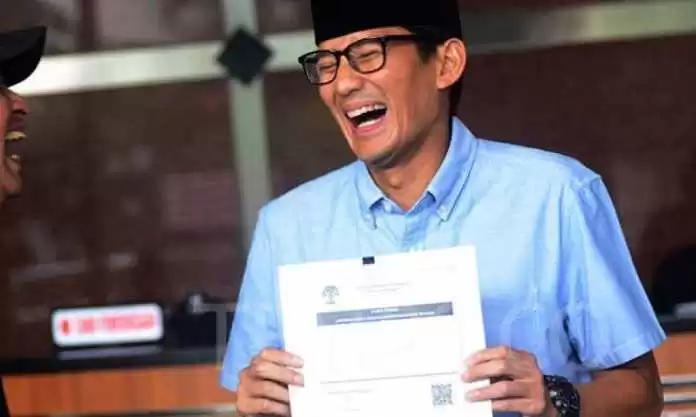 Sandi Senang OK Oce Jadi Meme - Sandiaga Uno. (Foto Tabloid Bintang)