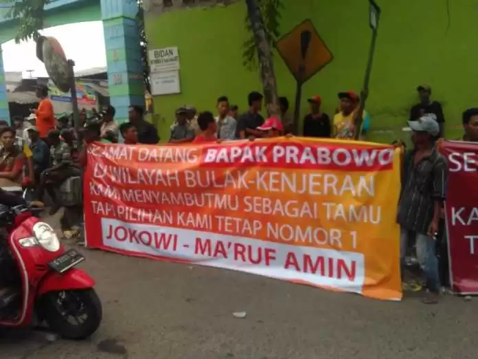 sambutan pendukung Jokowi