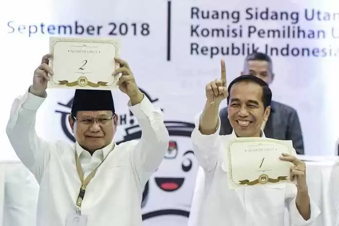Jokowi Prabowo putih