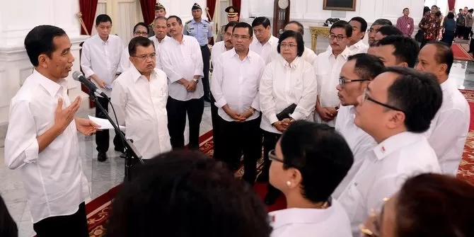 Kemeja Putih Para Menteri Baru