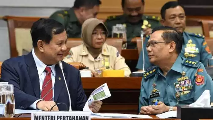 Prabowo Rapat Anggaran Dengan DPR