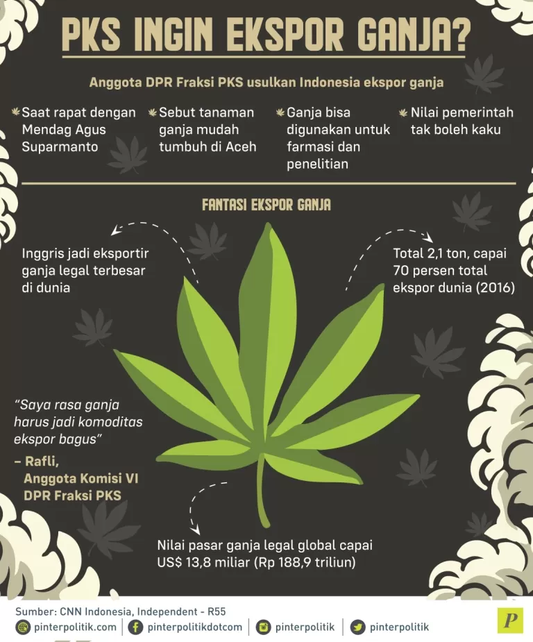 Fraksi PKS usulkan Indonesia eksor ganja