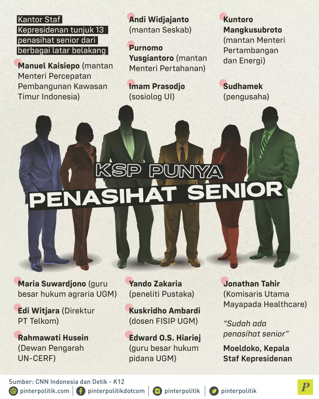 KSP Punya Penasihat Senior