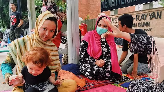 Pengungsi Afghanistan di Kebon Sirih, Jakarta