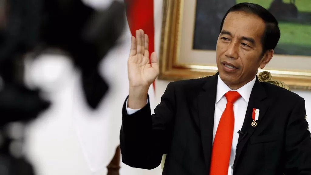 Presiden Joko Widodo di Istana Negara, Jakarta.