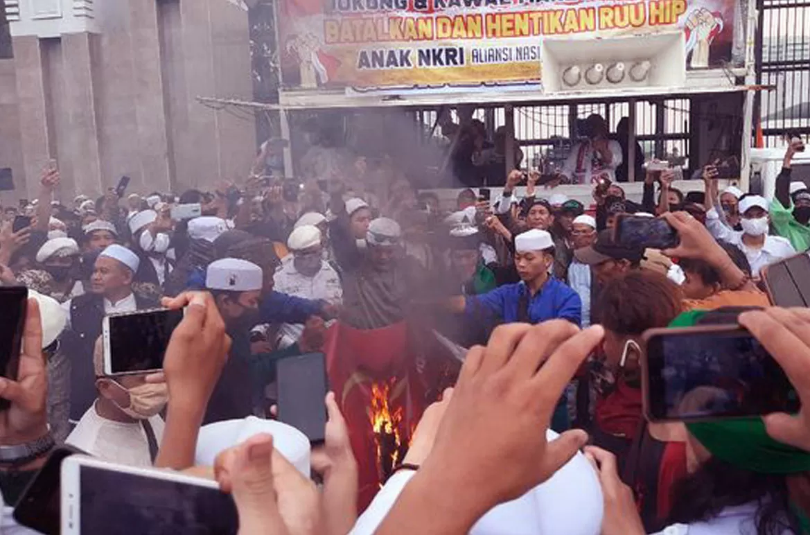 Ada Penunggang Demo Tolak RUU HIP?