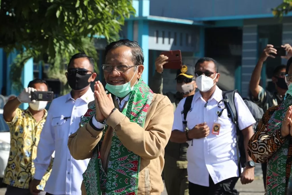 Menkopolhukam Mahfud MD saat kunjungan kerja di Kepulauan Anambas pada awal bulan Juni lalu.