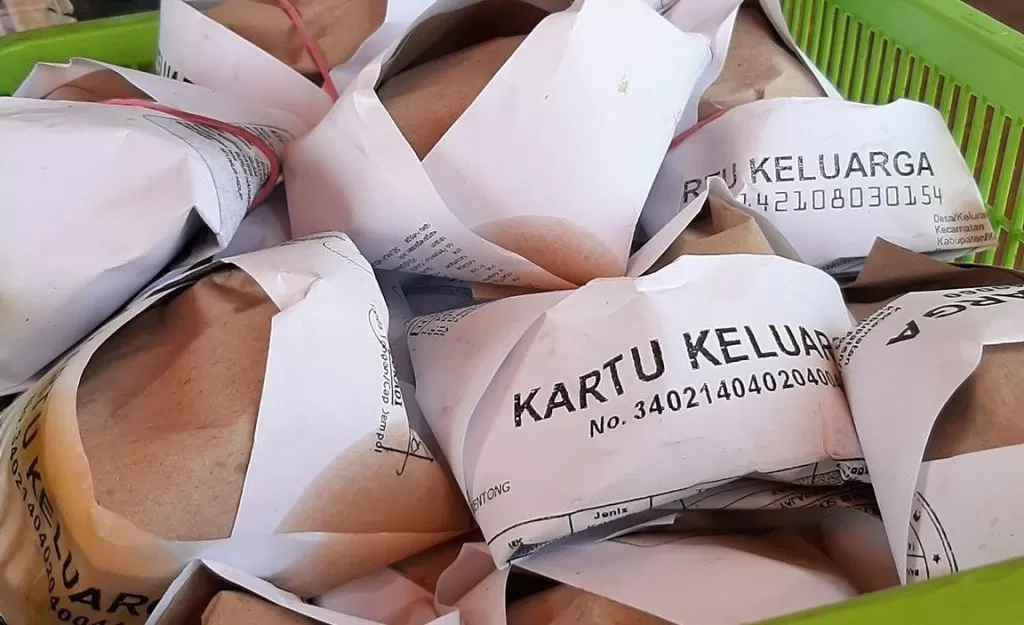Data Penduduk Hanya Bungkus Kacang