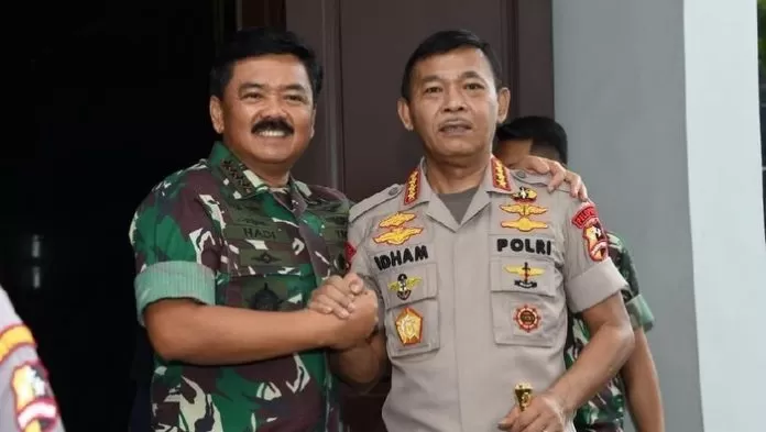 Demonstrasi Ungkap Rivalitas TNI-Polri