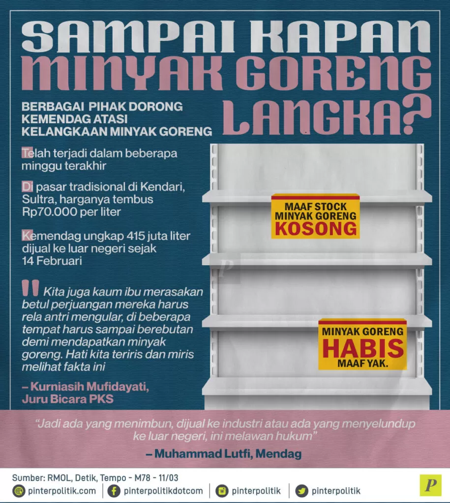 sampai kapan minyak goreng langka ed.