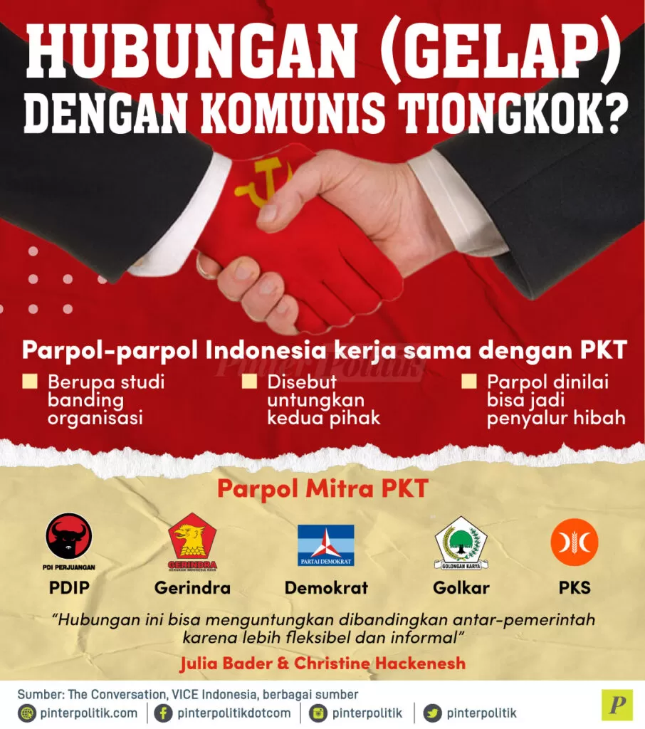 hubungan gelap dengan komunis tiongkok