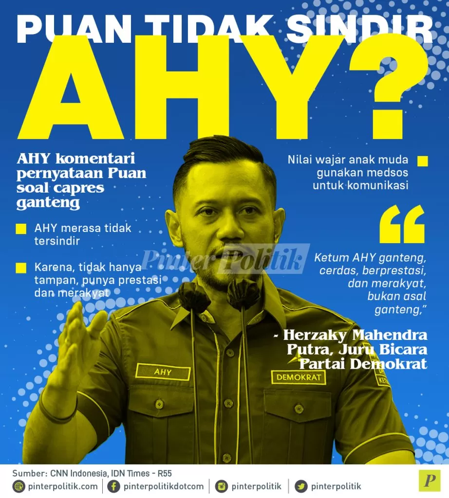 infografis puan tidak sindir ahy