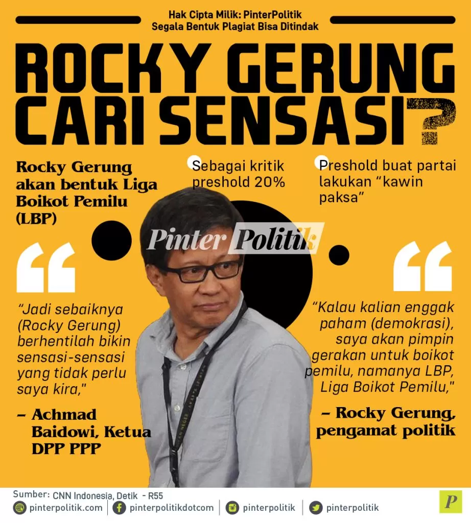 infografis rocky gerung cari sensasi