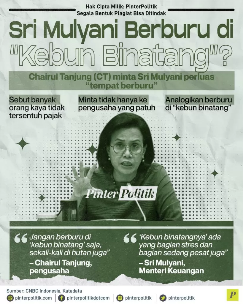 sri mulyani berburu di kebun binatang